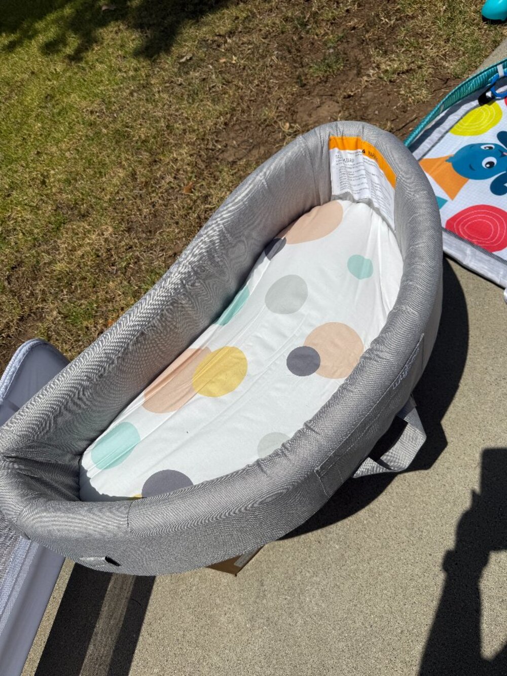 Lulyboo Indoor Outdoor Bubble Cuddle and Play Lounge and Nest Gray